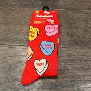 Sweethearts Red Heart Socks